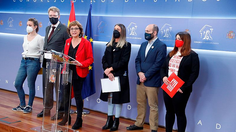 Los independentistas exigen en el Congreso una ley de amnistía como "solución política" al conflicto catalán