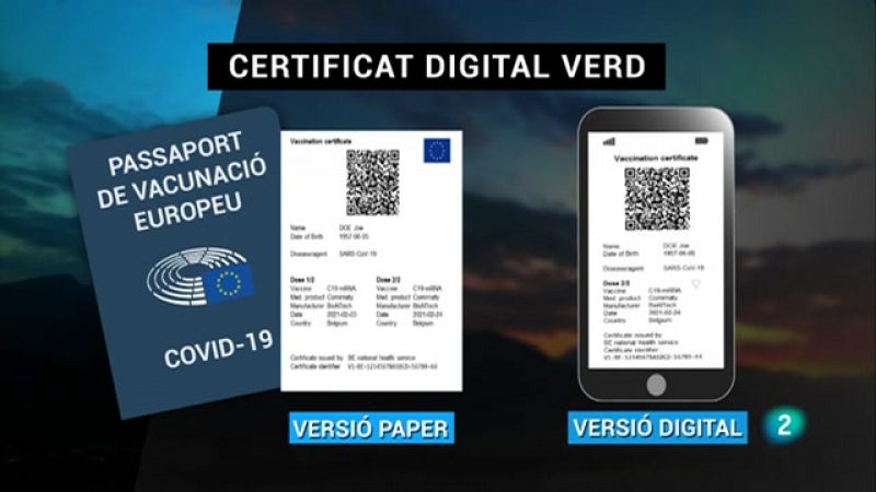 Brussel·les presenta la seva proposta d'un 'passaport Covid'