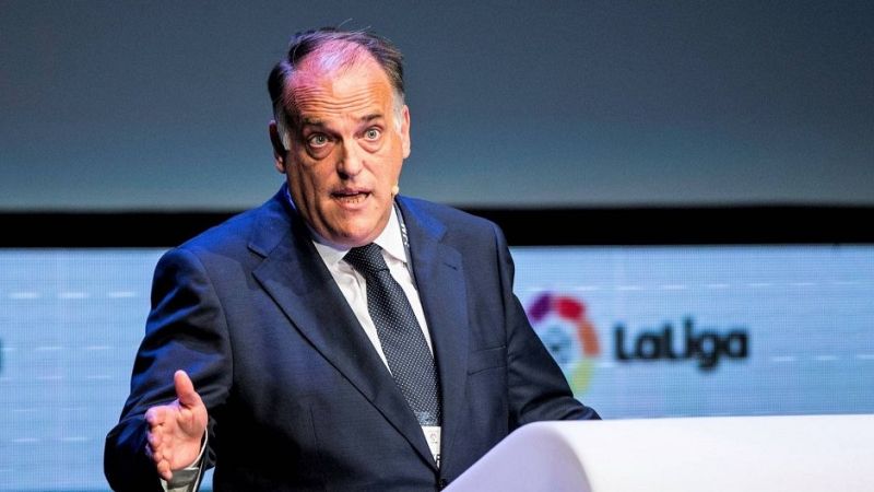 Tebas: "Esperamos a final de abril tener un porcentaje de público en los estadios"