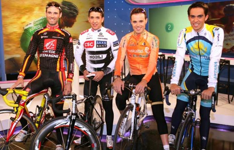 El recorrido de la Vuelta 2009, visto por los principales favoritos
