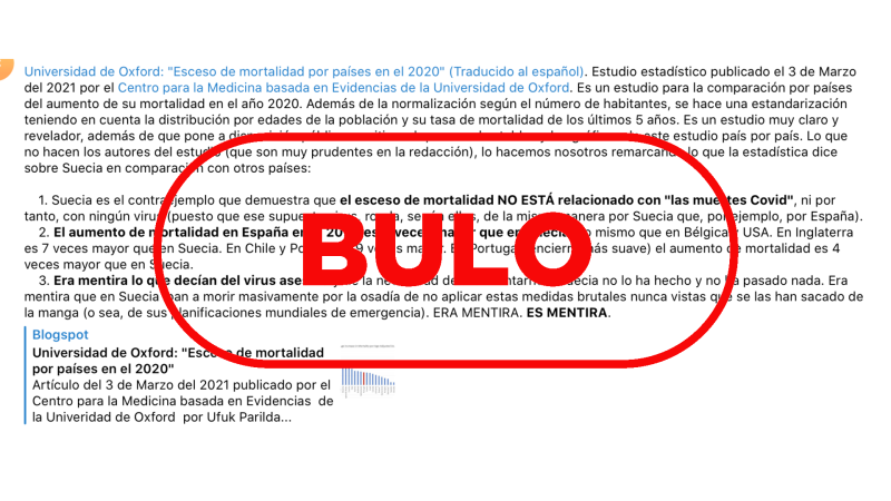 Suecia no es el contraejemplo que demuestra que la COVID-19 es una invención