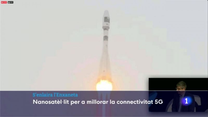 S'enlaira amb èxit el primer nanosatèl·lit català per millorar la connectivitat 5G