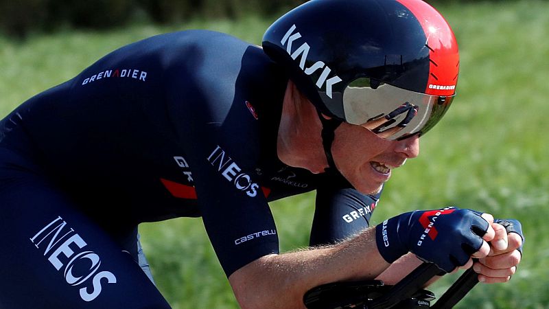 Dennis lidera el poderío de INEOS en la contrarreloj de Banyoles