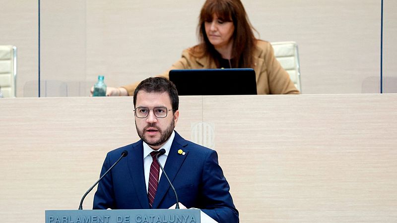 Aragonès no logra ser presidente en primera votación y Junts amenaza con una investidura fallida