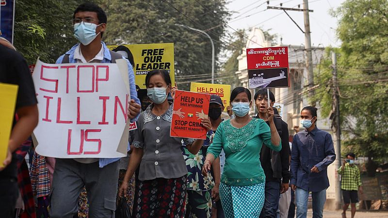 Biden y la Unión Europea condenan las matanzas del ejército birmano en los últimos días