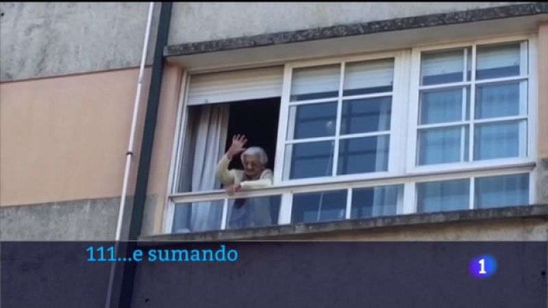 Lulú Vázquez, a avoa de Galicia, celebra 111 anos na súa casa de Pontevedra