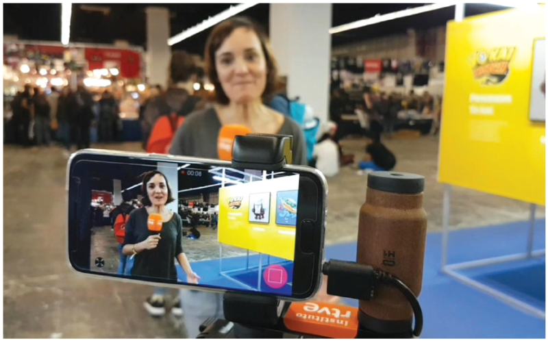 Investigaciones sobre periodismo móvil y captación audiovisual con móviles