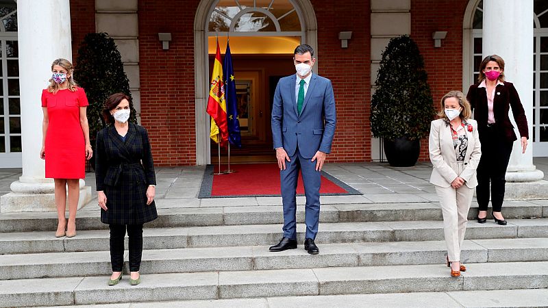 CalviCalviño asciende a la vicepresidencia segunda, Díaz ocupa la tercera y Belarra será la nueva ministra de Derechos Sociales