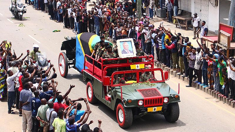 Suben a 45 los muertos en la estampida en Tanzania durante el velatorio de Magufuli, presidente del país