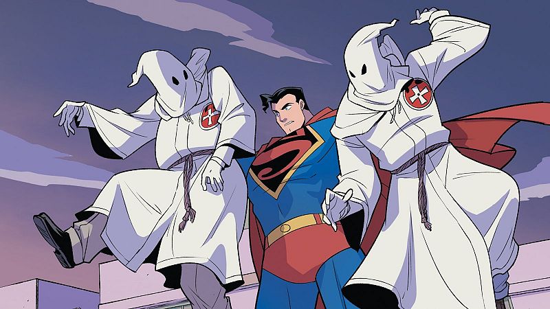 'Superman contra el Klan', un cómic en el que el superhéroe se enfrenta al racismo