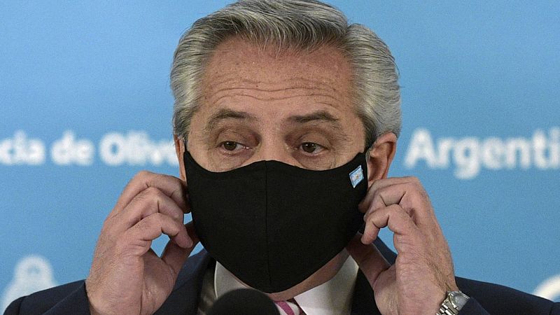 El presidente argentino tiene una covid "leve", según la PCR