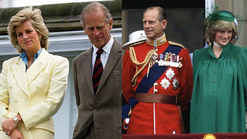 Felipe de Edimburgo y Lady Di, dos 'intrusos' en el Palacio Buckingham condenados a entenderse