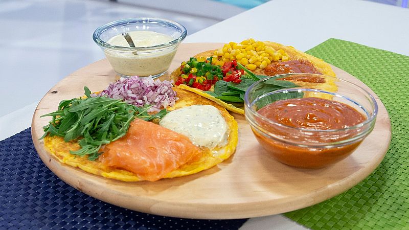 Rollitos de tortilla saludables