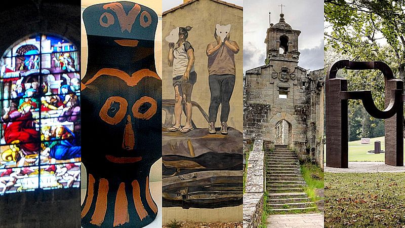Entre vidrieras, un monasterio, Picasso, Chillida y grafitis en el Día Mundial del Arte
