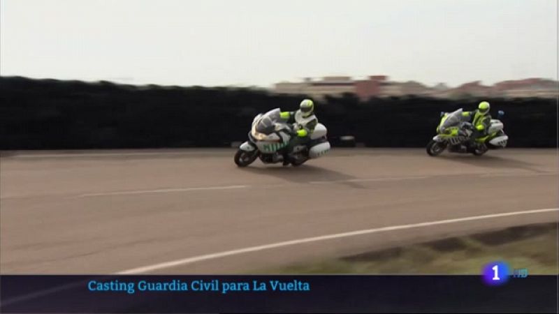 Casting de la Guardia Civil para la Vuelta a España 2021