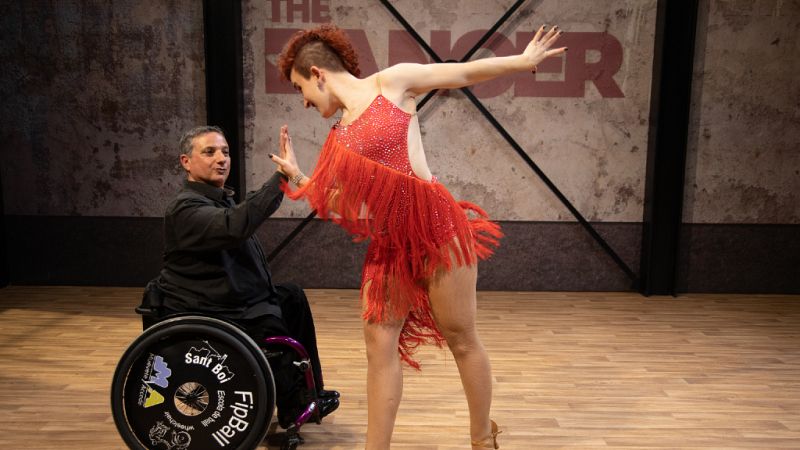 Ángel, el concursante de 'The Dancer' que ha dado una lección con su silla de ruedas