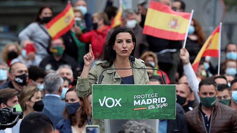 Monasterio pide a Ayuso que aclare si pactará con Vox: "Somos la garantía para que no entre la izquierda en Madrid"