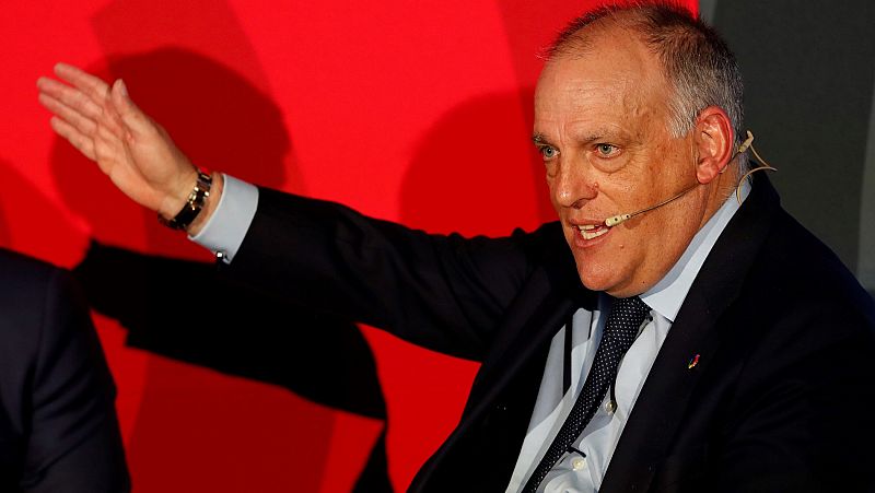 Tebas: "Si tan buena era la Superliga para el fútbol no la habrían hecho de forma clandestina"