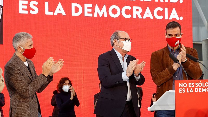 Sánchez llama a los "demócratas" a "levantarse" el 4M: "Vox es una amenaza para la democracia española"