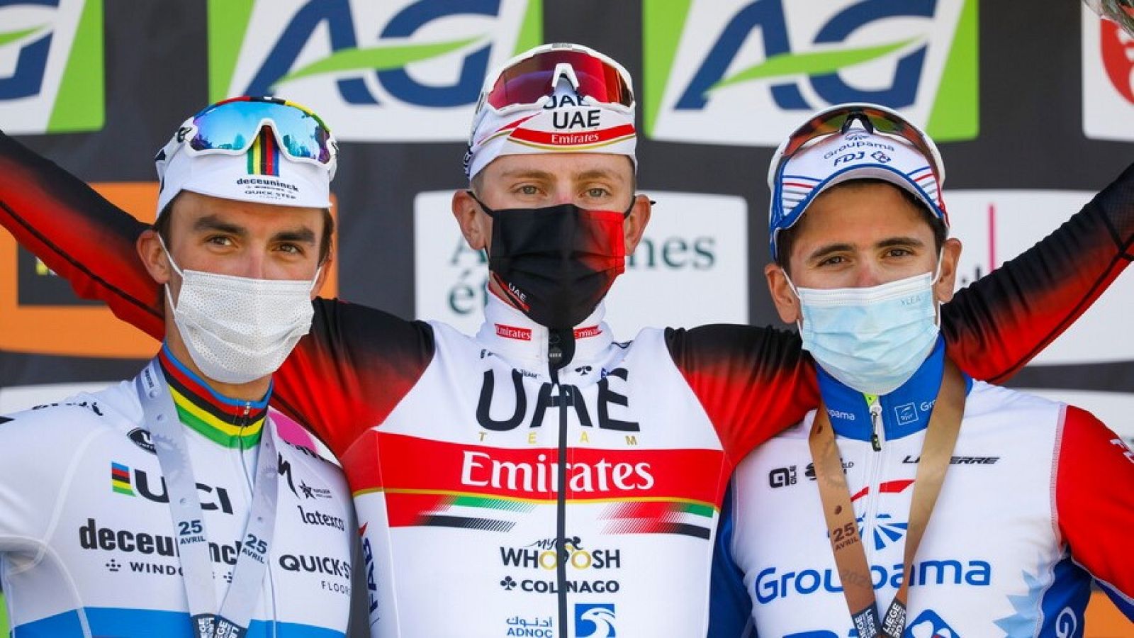 Pogacar gana la Lieja-Bastoña-Lieja al esprint | Ver