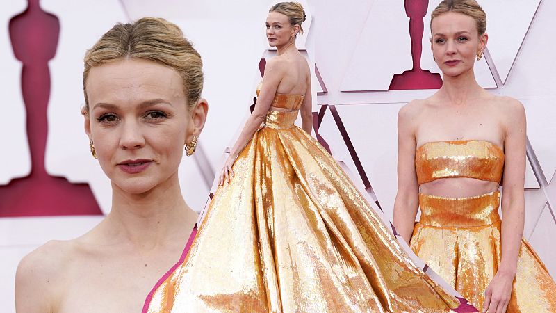 Carey Mulligan 'promete' y arrasa con el vestido más espectacular