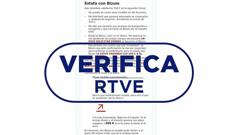 Cuidado si vendes algo y el comprador te pide confirmación en Bizum: es una estafa