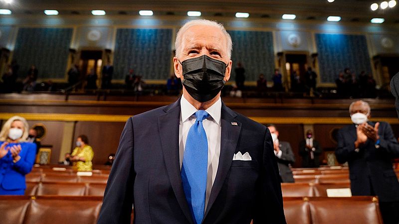 Biden defiende un histórico plan billonario de bienestar social ante el Congreso de EE.UU: "América ha vuelto"