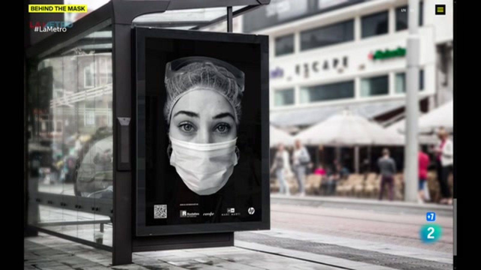 Iniciativa Behind the mask per homenatjar la feina dels sanitaris