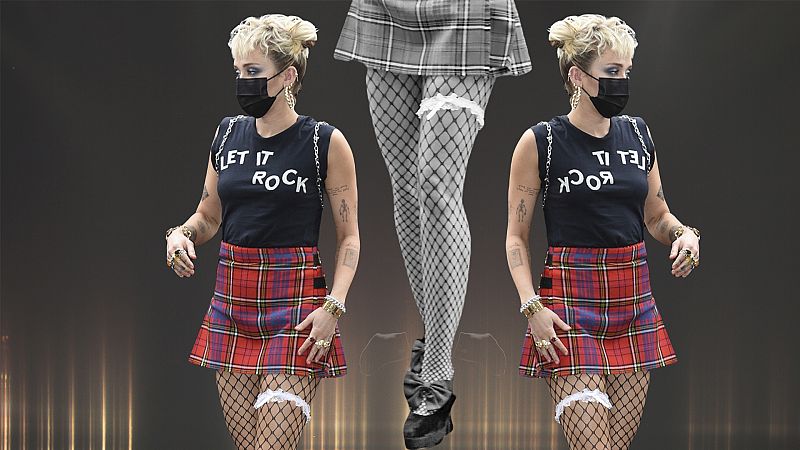 Miley Cyrus marca tendencia y pone de moda la liga... ¡de novia!
