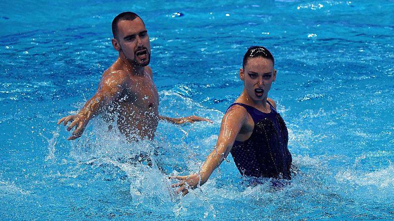 Pau Ribes y Emma García logran la plata en dúo técnico mixto en el Europeo
