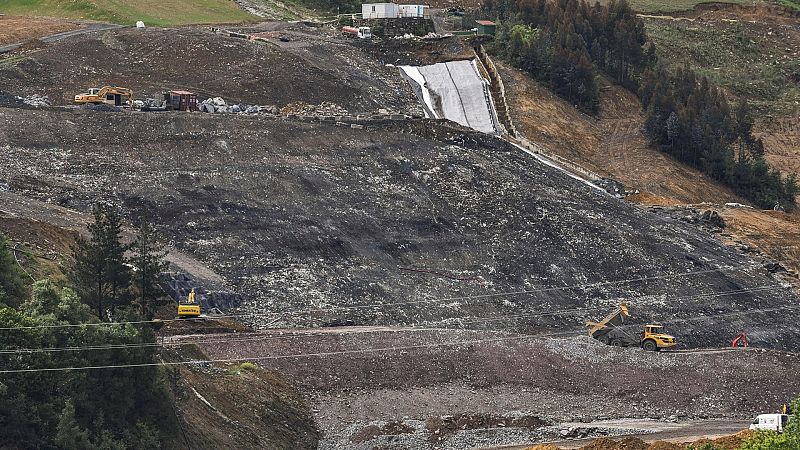 El Gobierno vasco finaliza la búsqueda en el vertedero de Zaldibar sin hallar el cuerpo del segundo trabajador sepultado