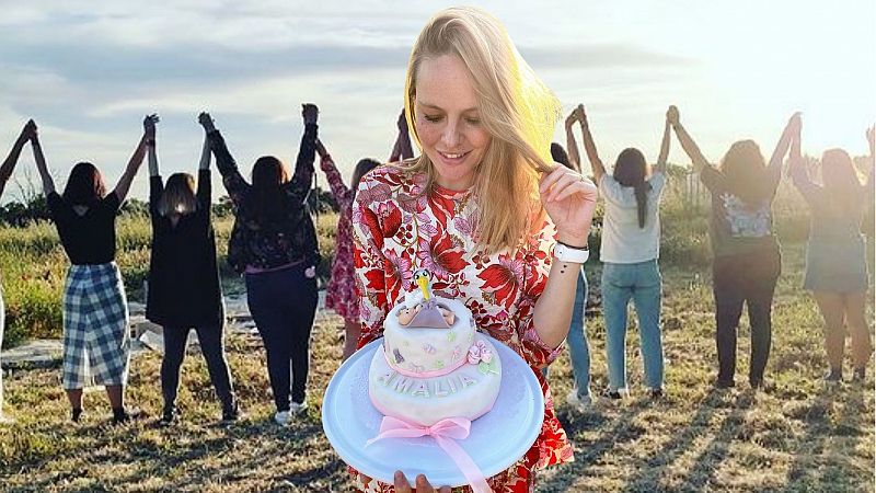 La interminable 'baby shower' de Esmeralda Moya: "Amalia viene cargada de amor"