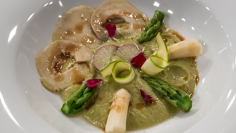 Receta "Verde que te quiero verde" de crema de verduras, de Amelicious