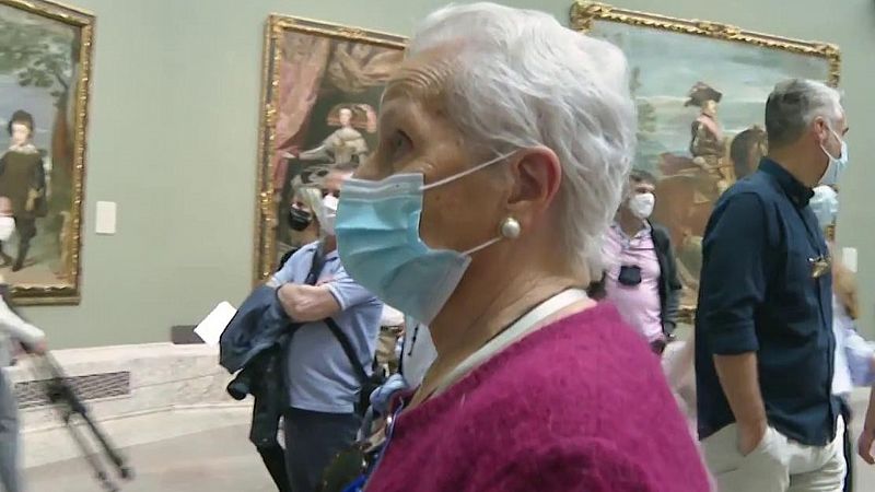 El llanto alegre de Josefa al ver por primera vez 'Las Meninas' de Velázquez a sus 92 años