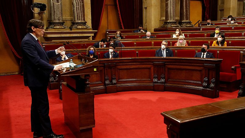 Illa promete una oposición "contundente" y avisa a Aragonés: "Está repitiendo un error en base a una gran mentira"