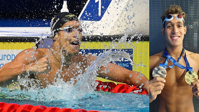 Hugo González hace historia con un doblete de oro y plata en una hora y tres medallas en el Europeo