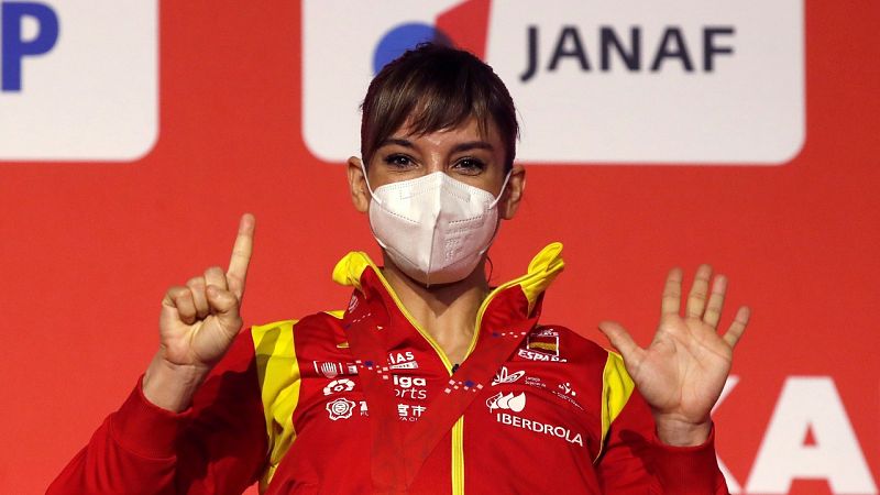 Sandra Sánchez logra su sexto título europeo en kata y Damián Quintero se cuelga la plata