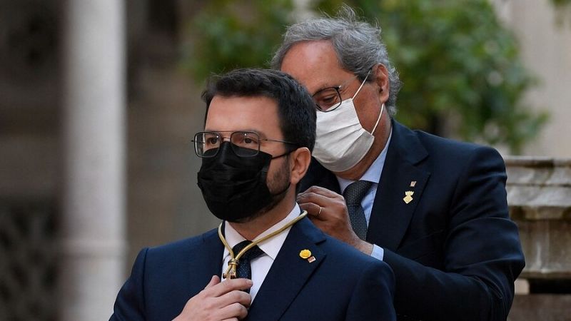 Pere Aragonès promet el càrrec "d'acord amb la voluntat popular"