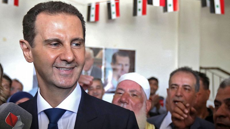 Al Asad es reelegido en los comicios presidenciales sirios con el 95,1% de los votos
