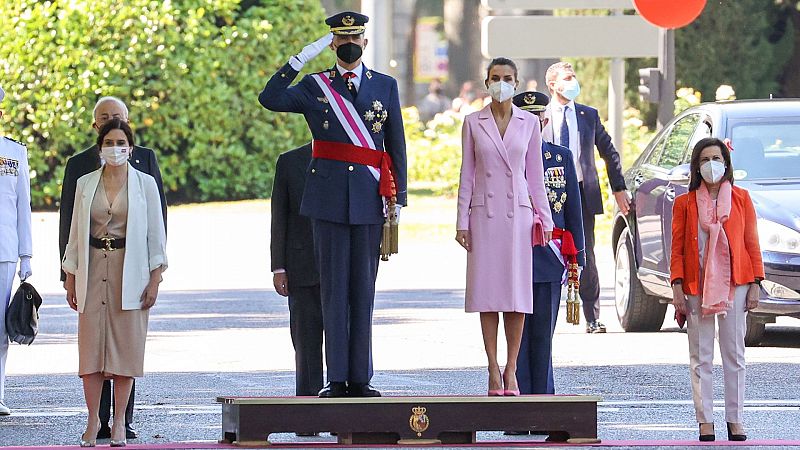 Los reyes presiden el Día de las Fuerzas Armadas con un homenaje a los caídos y sin desfile por la pandemia
