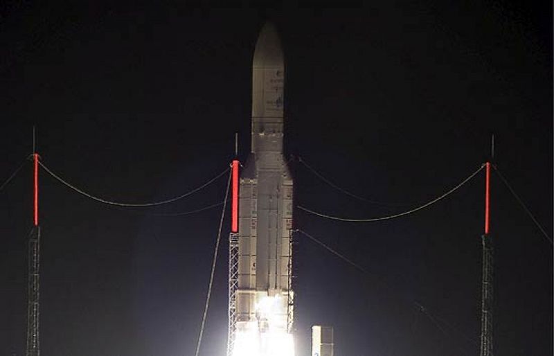 El cohete europeo Ariane pone en órbita dos nuevos satélites de comunicaciones