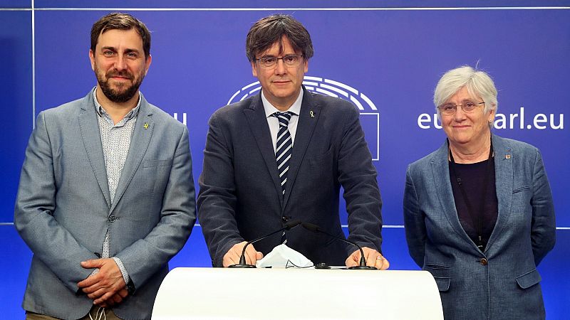 Puigdemont pide a la Eurocámara no presentar alegaciones a su inmunidad y exigir a España "que cumpla las normas"