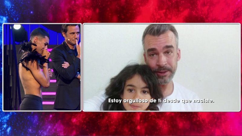 La emotiva sorpresa del padre de Charly Brown en The Dancer'