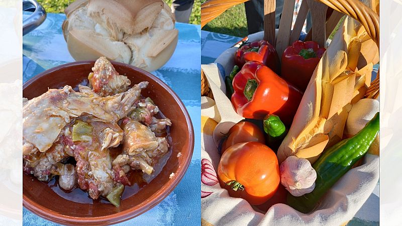Receta de Nestares de Cameros: conejo con fritada
