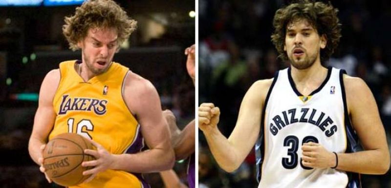 Duelo fratricida en la NBA entre los hermanos Gasol