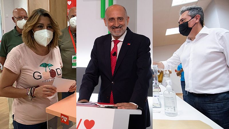 Los socialistas andaluces votan a su candidato a la Junta en unas primarias sin un favorito claro