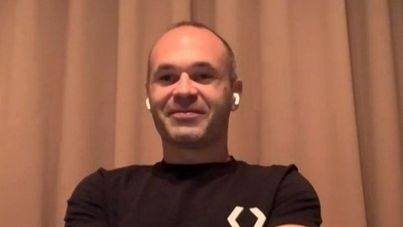 Andrés Iniesta en el Telediario: "Veo a España competir por cosas importantes"