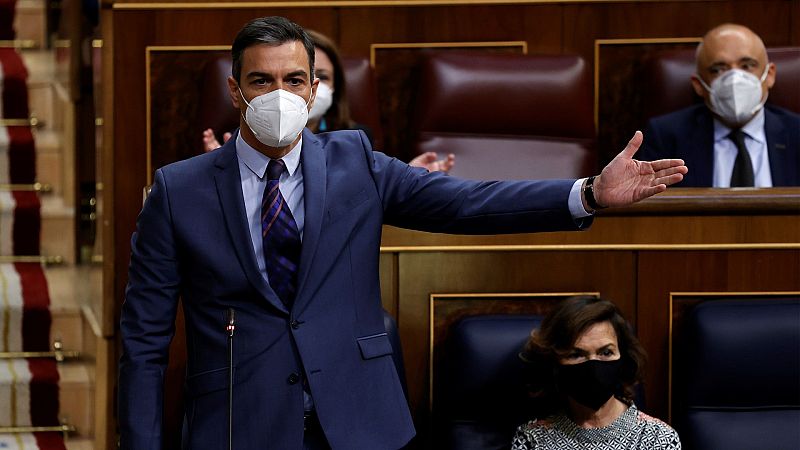 Sánchez reprocha al PP las "incongruencias" de Ayuso sobre el rey y Casado avisa: "No puede caer más bajo"