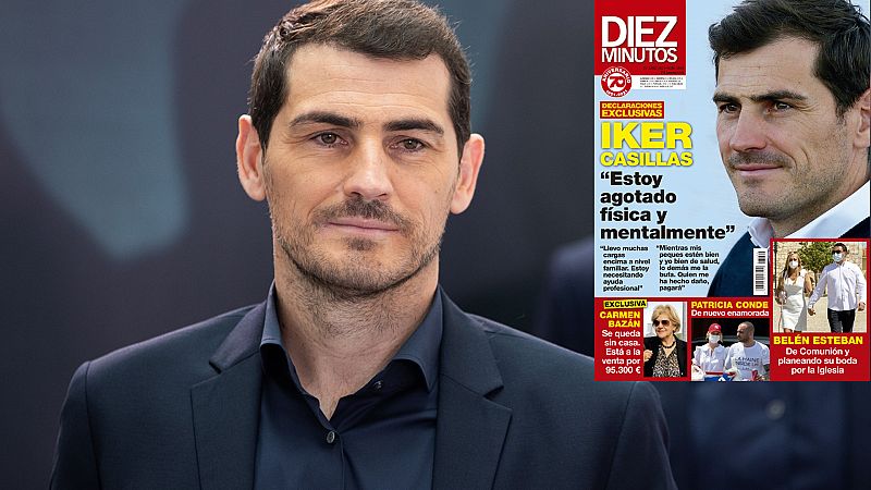 Iker Casillas, indignado, dice que no ha dado declaraciones a la revista 'Diez Minutos'