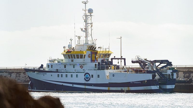 El buque oceanográfico Ángeles Alvariño participará "unos días más" en la búsqueda de Tomás Gimeno y su hija Anna